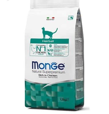 מונג׳ hairball לחתולים בוגרים 1.5 קילו