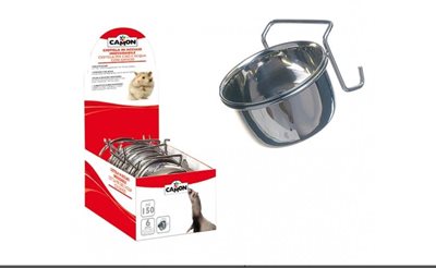 קערת מזון נירוסטה למכרסמים CAMON