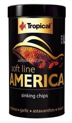 מזון רך לדגי אמריקה גדול 130g\250ml