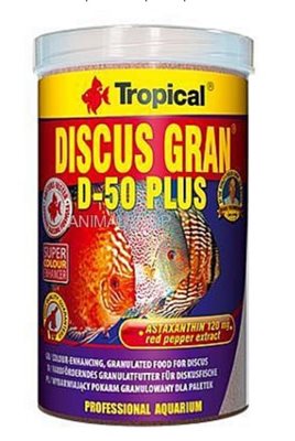 מזון דגי נוי מחזק צבע , שוקע. 440g\1000ml