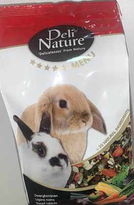 Deli Nature מזון ארנבים ננסיים 2.5 קילו