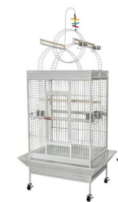 כלוב A11 קרקס לתוכים גדולים בצבע אפור