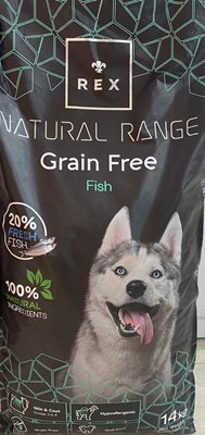 REX GREEN FREE בטעם דגים 14 ק"ג