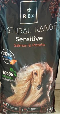 REX בטעם סלמון ותפוח אדמה 14 ק"ג