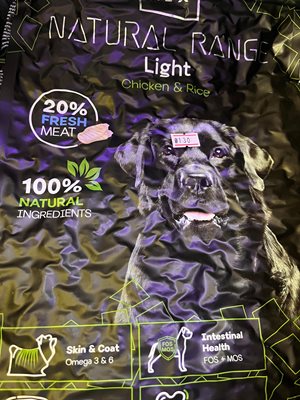 מזון רקס לכלבים מבוגרים מגיל 7 שנים בטעם עוף ואורז 3 ק"ג