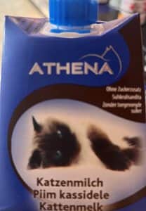 אתנה חטיף חלב לחתול מזון משלים 200 מ"ל