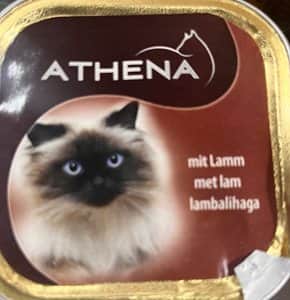 אתנה מזון משלים סופר פרמיום לחתולים בוגרים בטעם כבש 100 גרם